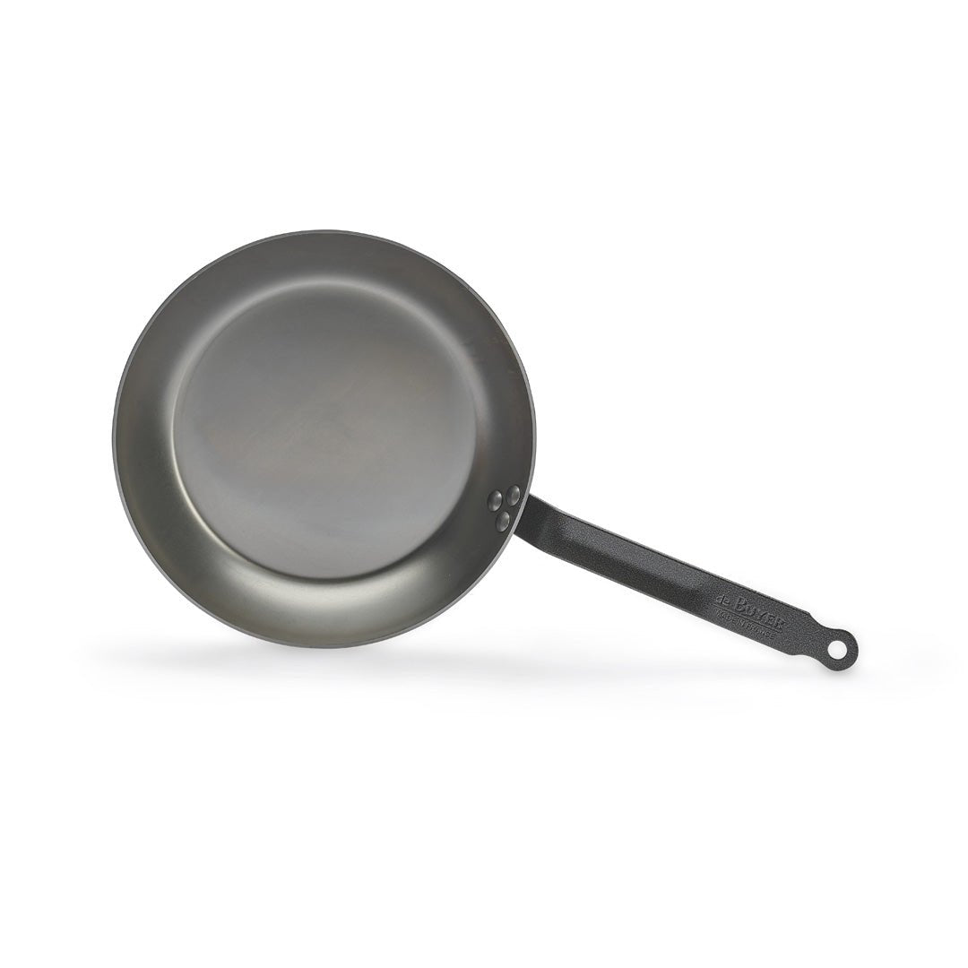 De Buyer Carbone Plus 28cm Round Lyonnaise Frying Pan - De Buyer UK