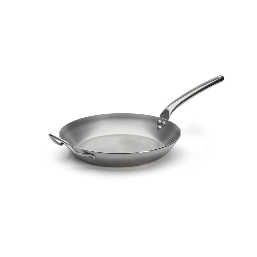 De Buyer Carbone Plus 32cm Round Frying Pan W/2 Handles - De Buyer UK