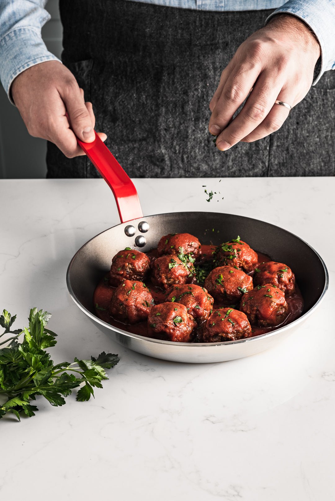 De Buyer Choc 5 28cm Frying Pan - Red - De Buyer UK