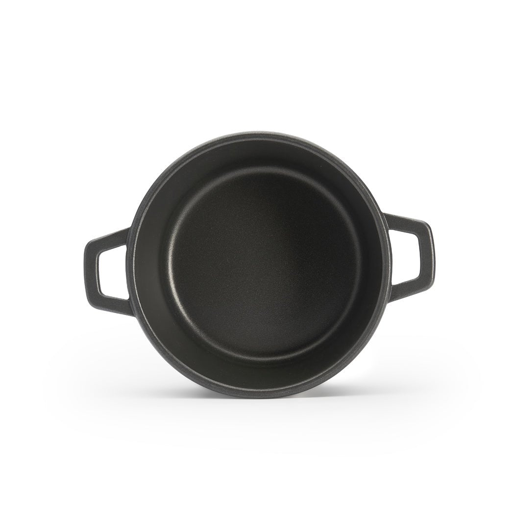 De Buyer Choc Extreme 20cm Non - Stick Stewpan with 2 Handles & Glass Lid - De Buyer UK