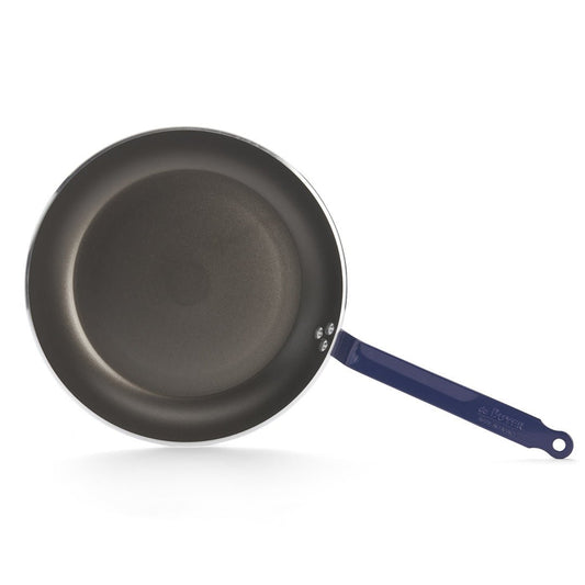 De Buyer Choc Resto 32cm Frying Pan - Blue - De Buyer UK
