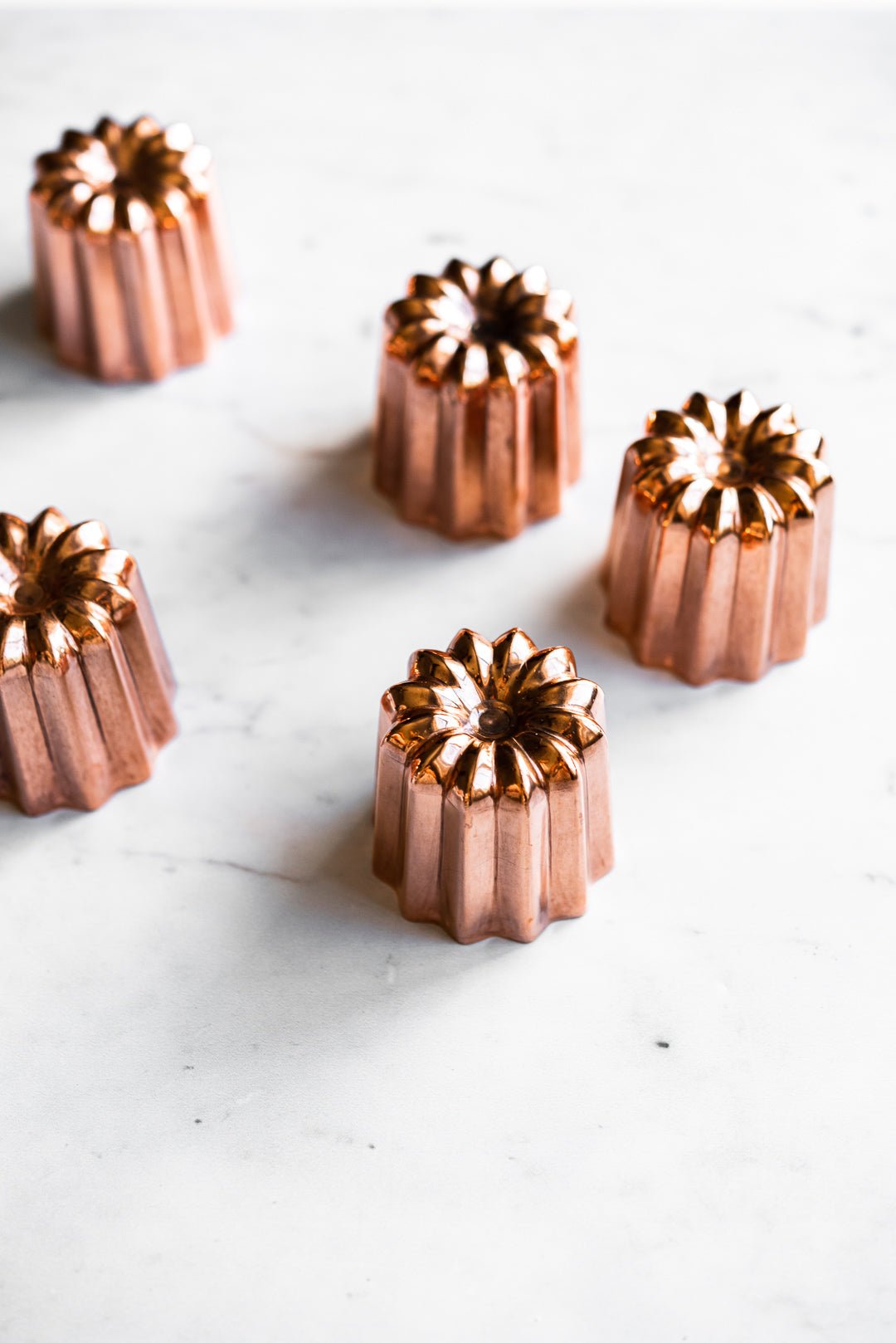 De Buyer Copper 3.5cm Bordelais Fluted Mould - De Buyer UK