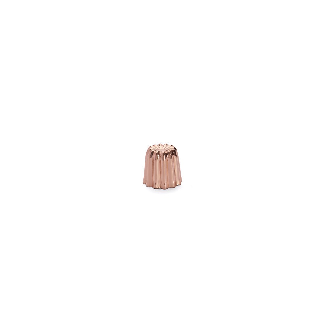 De Buyer Copper 4.5cm Bordelais Fluted Mould - De Buyer UK