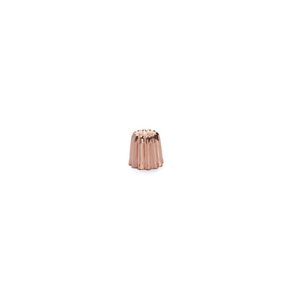 De Buyer Copper 4.5cm Bordelais Fluted Mould - De Buyer UK