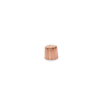 De Buyer Copper 5.5cm Bordelais Fluted Mould - De Buyer UK