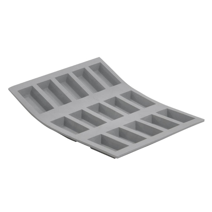 De Buyer Elastomoule Silicone Mould - 15 Mini Fiancier Portions - De Buyer UK