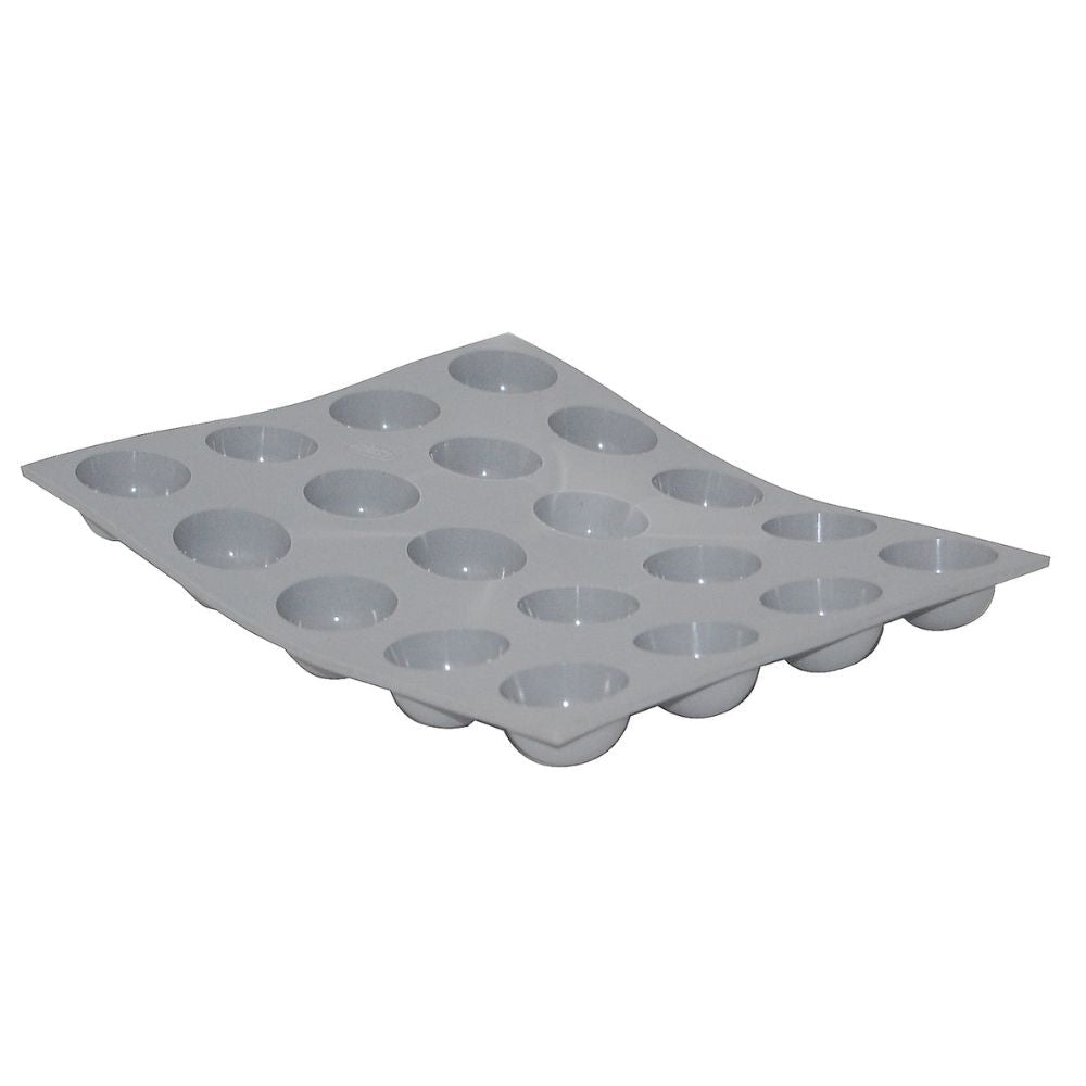 De Buyer Elastomoule Silicone Mould - 20 Mini Hemispherical Portions - De Buyer UK