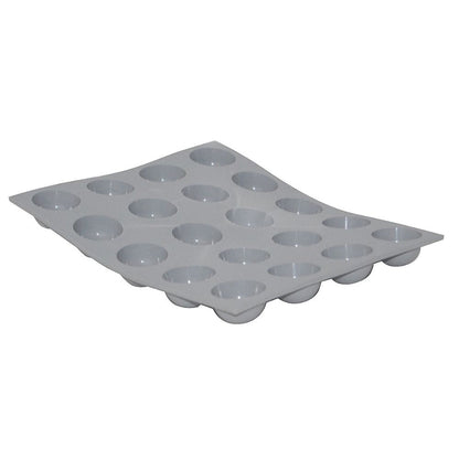 De Buyer Elastomoule Silicone Mould - 20 Mini Hemispherical Portions - De Buyer UK