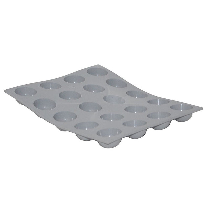De Buyer Elastomoule Silicone Mould - 20 Mini Hemispherical Portions - De Buyer UK