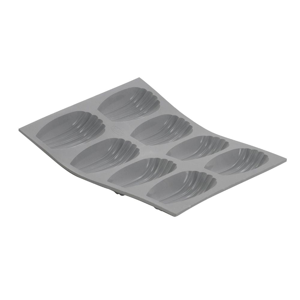 De Buyer Elastomoule Silicone Mould - 8 Madeleine Portions - De Buyer UK
