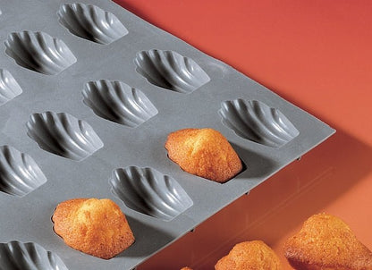 De Buyer Elastomoule Silicone Mould - 8 Madeleine Portions - De Buyer UK