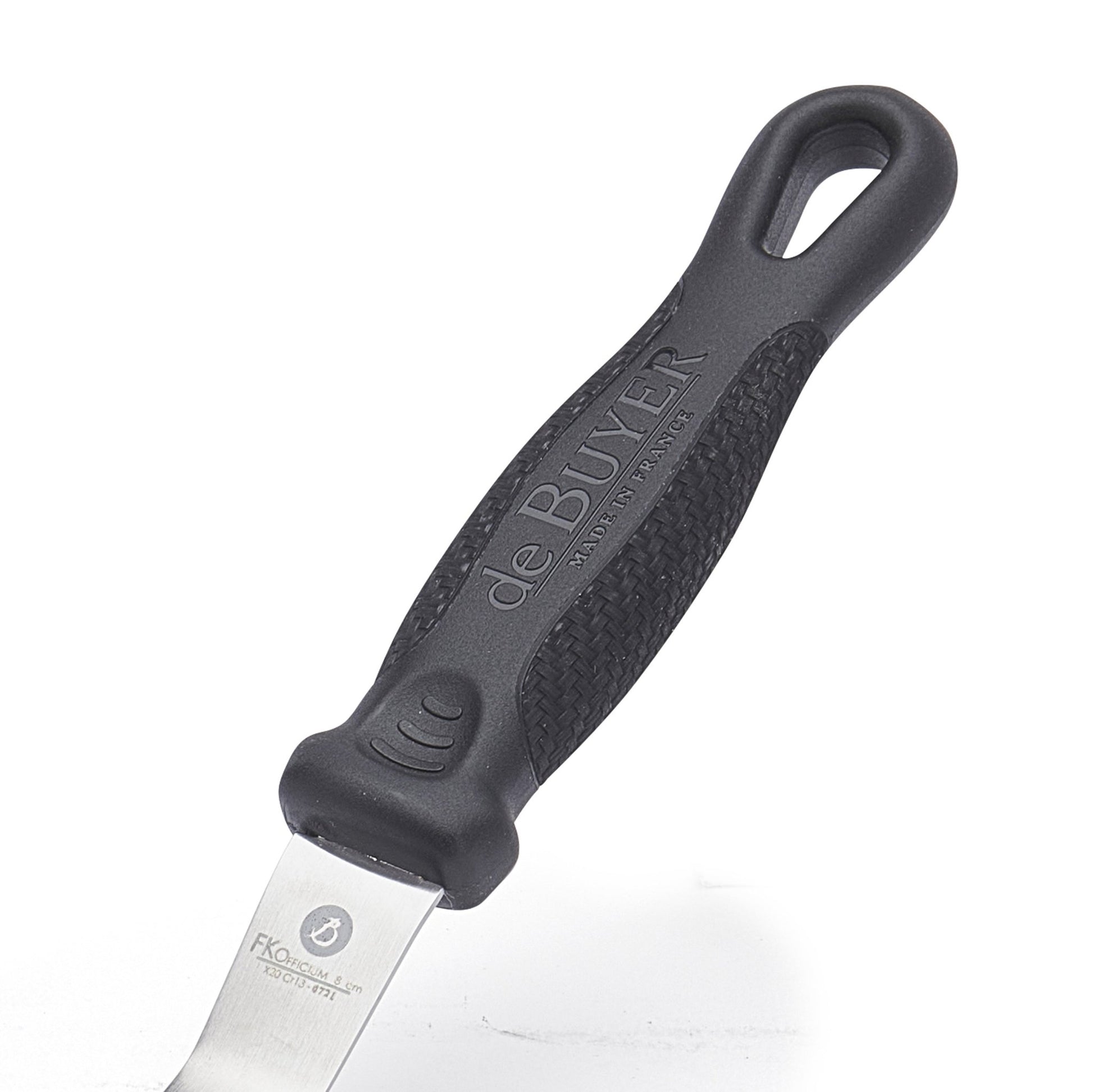 De Buyer FK Officium 8cm Mini Cranked Pastry Spatula - De Buyer UK