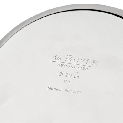 De Buyer Flat Bottom 20cm Pastry Bowl - De Buyer UK