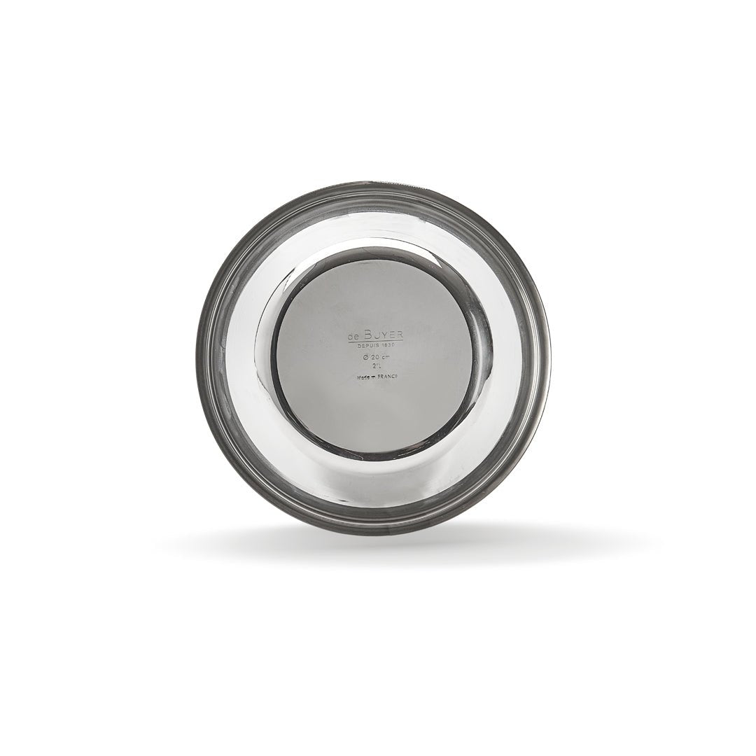 De Buyer Flat Bottom 20cm Pastry Bowl - De Buyer UK