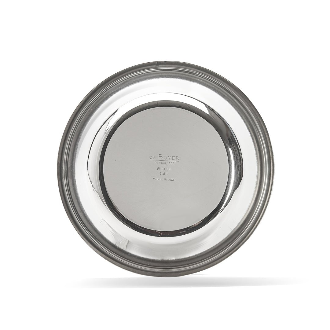 De Buyer Flat Bottom 24cm Pastry Bowl - De Buyer UK