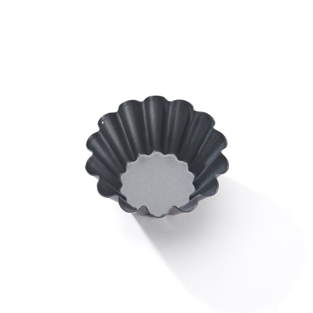 De Buyer Fluted 10cm Mini Brioche Mould - De Buyer UK