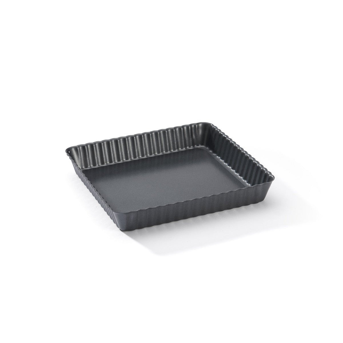 De Buyer Fluted 18cm Square Tart Mould W/Loose Base - De Buyer UK
