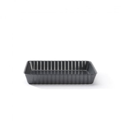 De Buyer Fluted 18cm Square Tart Mould W/Loose Base - De Buyer UK