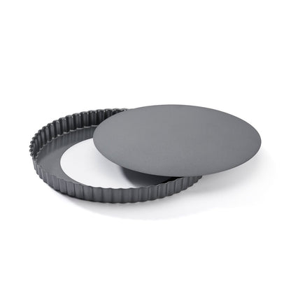 De Buyer Fluted 28cm Tart Mould W/Loose Base - De Buyer UK