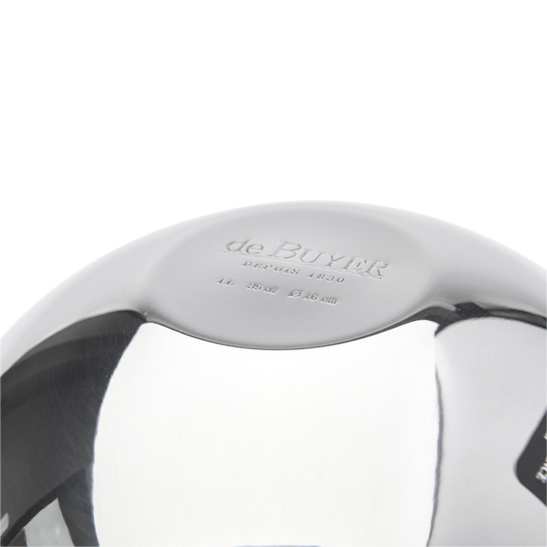 De Buyer Hemispherical 16cm Bowl (1L) - De Buyer UK