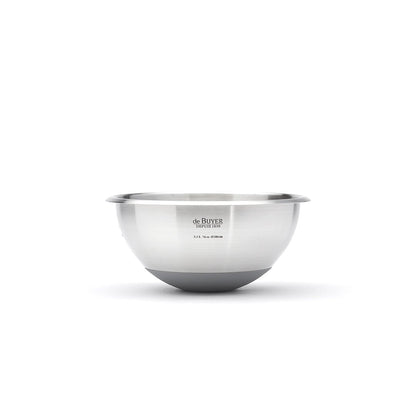 De Buyer Hemispherical 20cm Pastry Bowl with Silicone Base - De Buyer UK