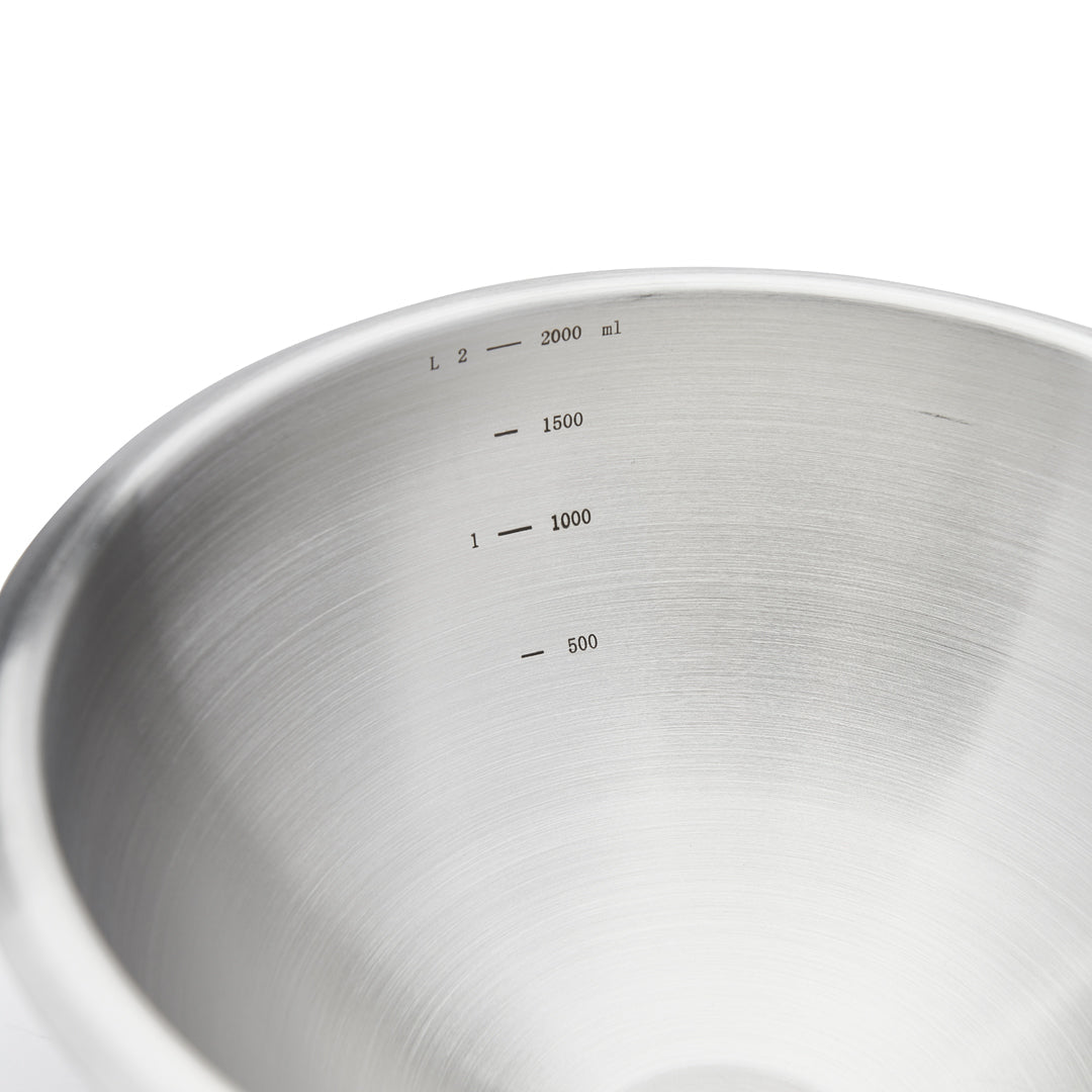 De Buyer Hemispherical 20cm Pastry Bowl with Silicone Base - De Buyer UK