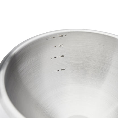 De Buyer Hemispherical 20cm Pastry Bowl with Silicone Base - De Buyer UK