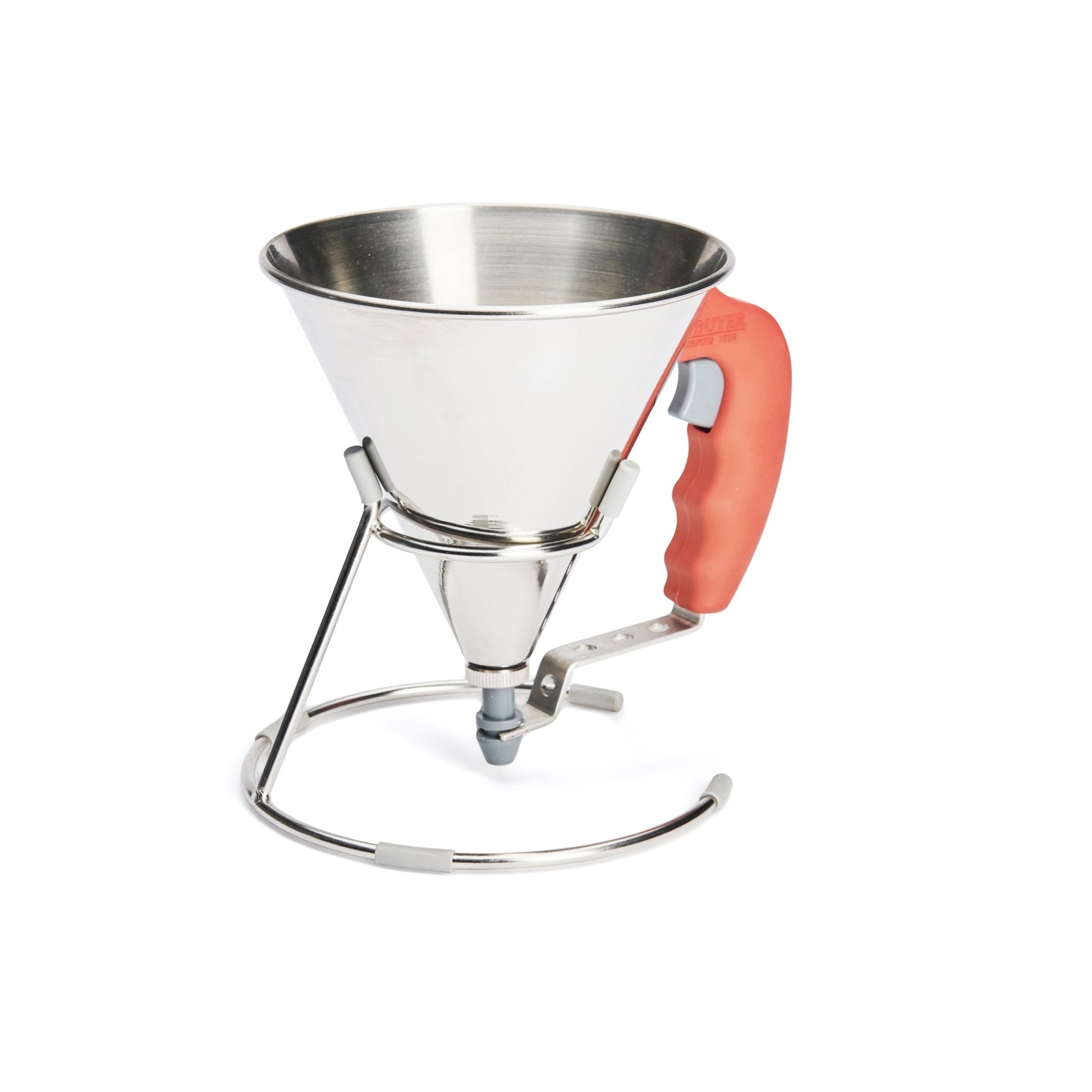 De Buyer Kwik Mini Piston Funnel - Red - De Buyer UK