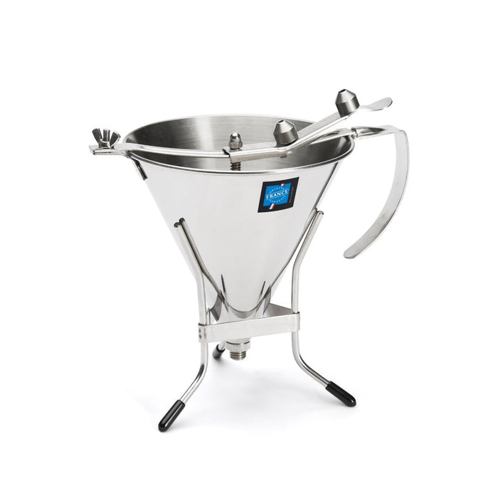 De Buyer Kwik Pro 1.5L Automatic Piston Funnel W/Stand - De Buyer UK