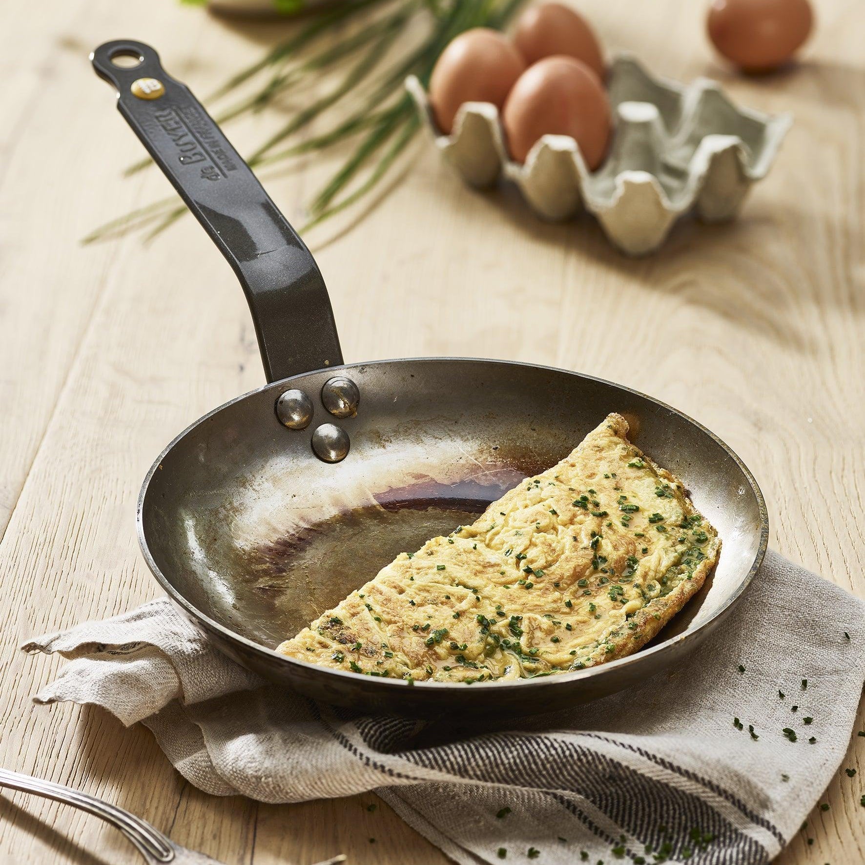 De Buyer Mineral B 20cm Omelette Pan - De Buyer UK