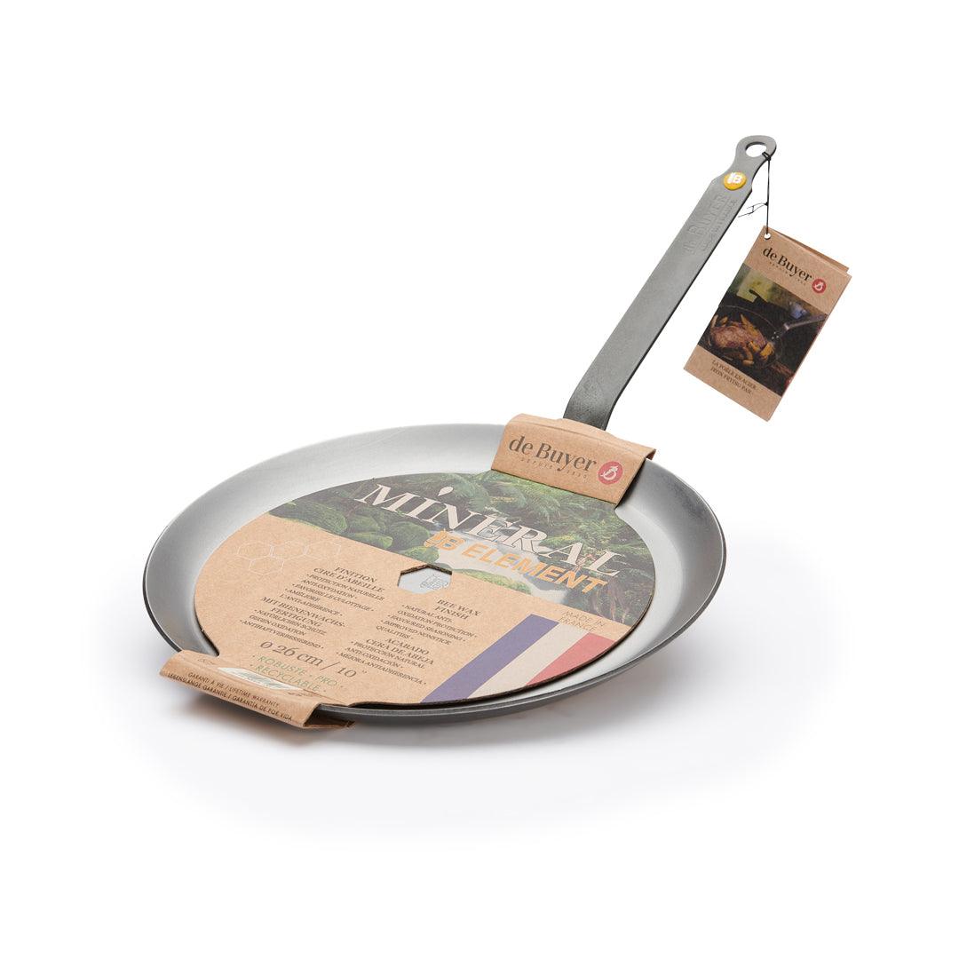 De Buyer Mineral B 24cm Crepe Pan - De Buyer UK