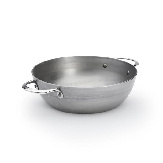 De Buyer Mineral B 24cm Deep Country Pan with 2 Handles - HAUSwares