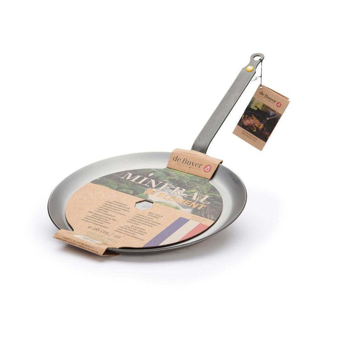 De Buyer Mineral B 26cm Crepe Pan - De Buyer UK