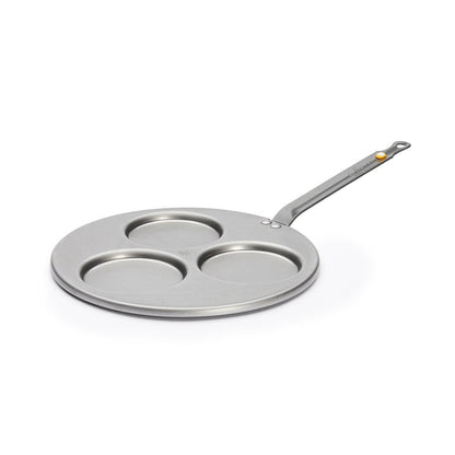 De Buyer Mineral B 27cm 3 Blinis Pan - De Buyer UK
