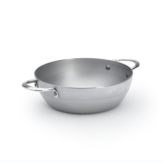 De Buyer Mineral B 28cm Deep Country Pan with 2 Handles - De Buyer UK
