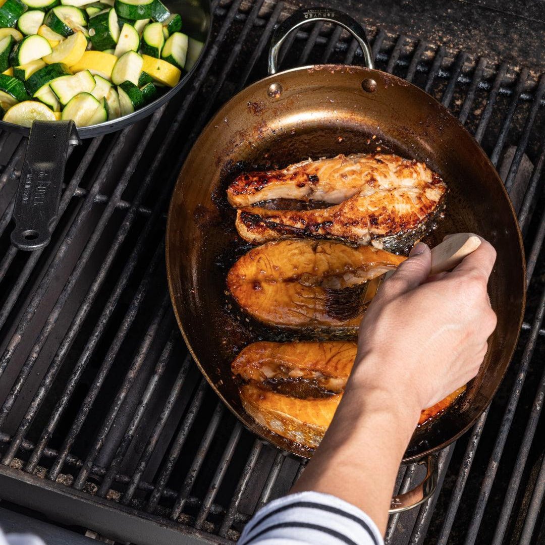De Buyer Mineral B 36cm Oval Roasting Pan - De Buyer UK