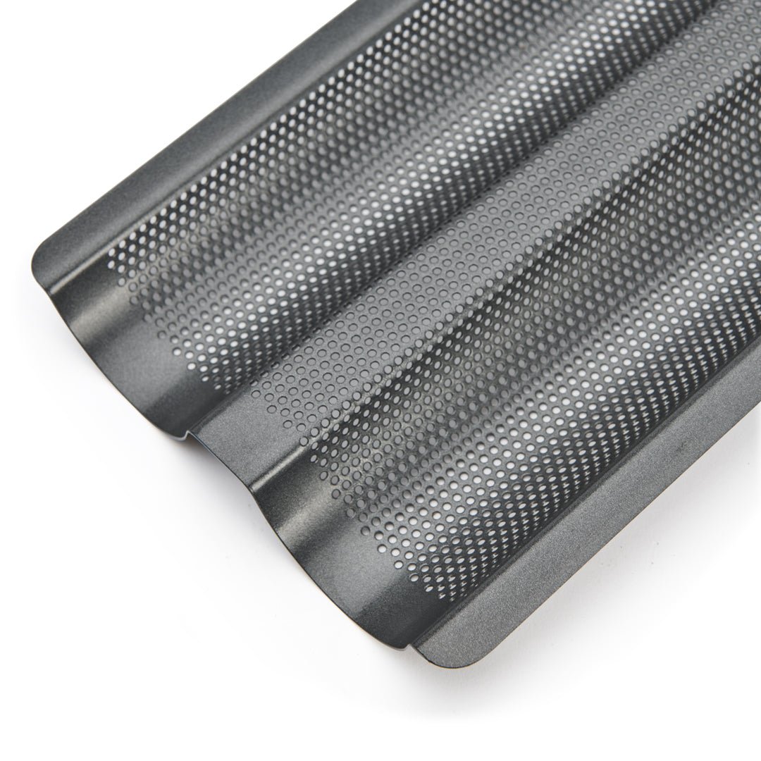 De Buyer Perforated Baguette Baking Tray - De Buyer UK