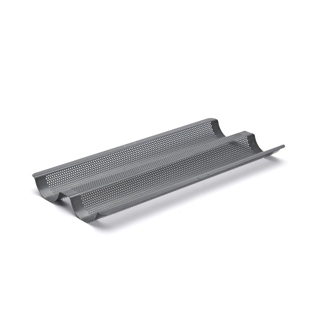 De Buyer Perforated Baguette Baking Tray - De Buyer UK