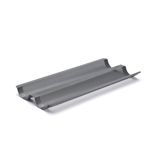 De Buyer Perforated Baguette Baking Tray - De Buyer UK