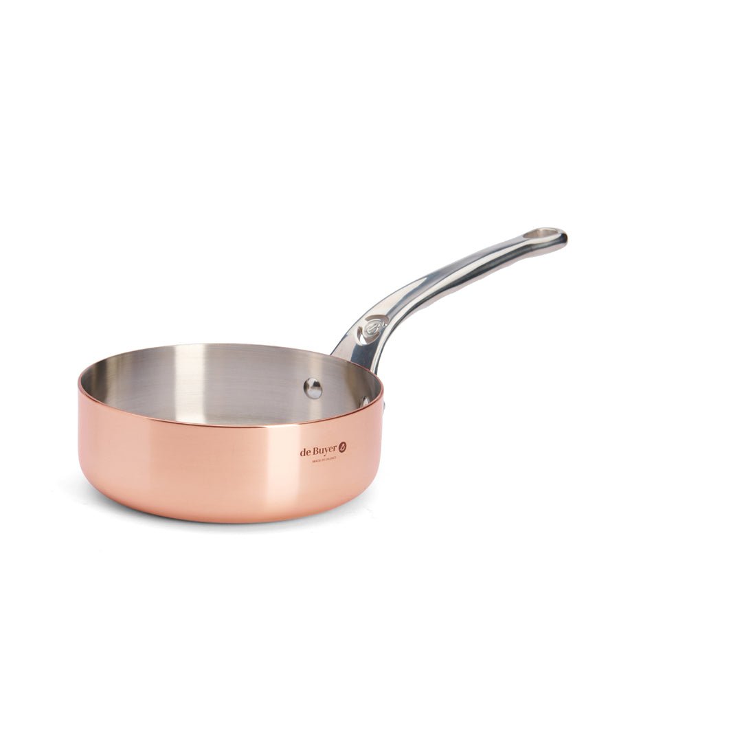 De Buyer Prima Matera 16cm Saute Pan | Steel Handle - De Buyer UK