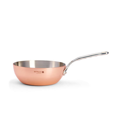 De Buyer Prima Matera 20cm Conical Saute Pan | Steel Handle - De Buyer UK