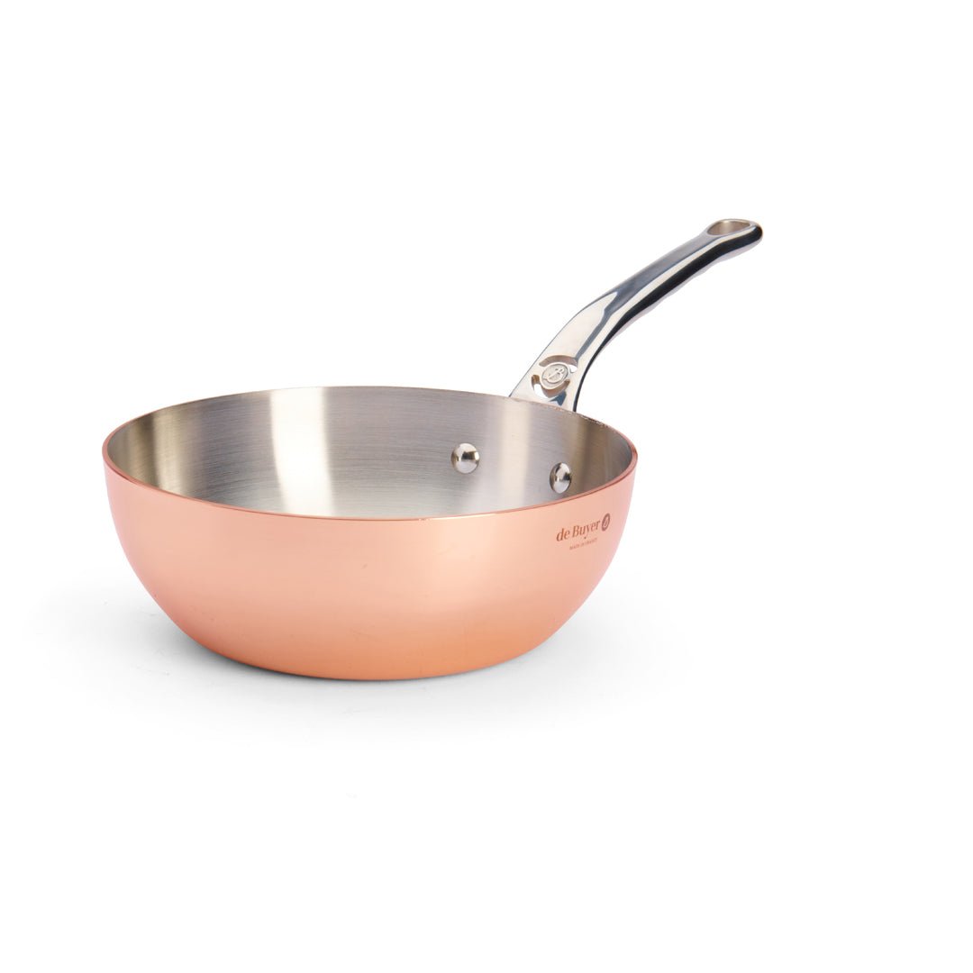 De Buyer Prima Matera 20cm Conical Saute Pan | Steel Handle - De Buyer UK