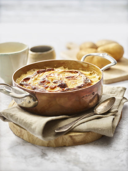 De Buyer Prima Matera 20cm Saute Pan with Lid | Steel Handle - De Buyer UK