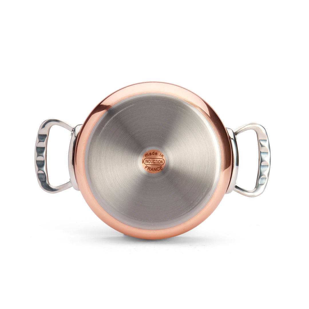 De Buyer Prima Matera 20cm Saute Pan with Lid | Steel Handle - De Buyer UK
