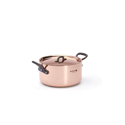 De Buyer Prima Matera 20cm Stewpan with Lid | Cast Handle - De Buyer UK