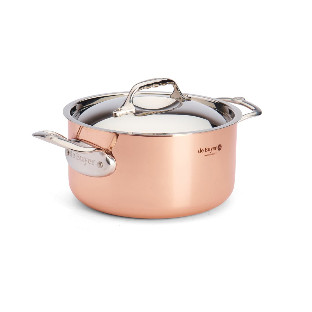 De Buyer Prima Matera 20cm Stewpan with Lid | Steel Handle - De Buyer UK