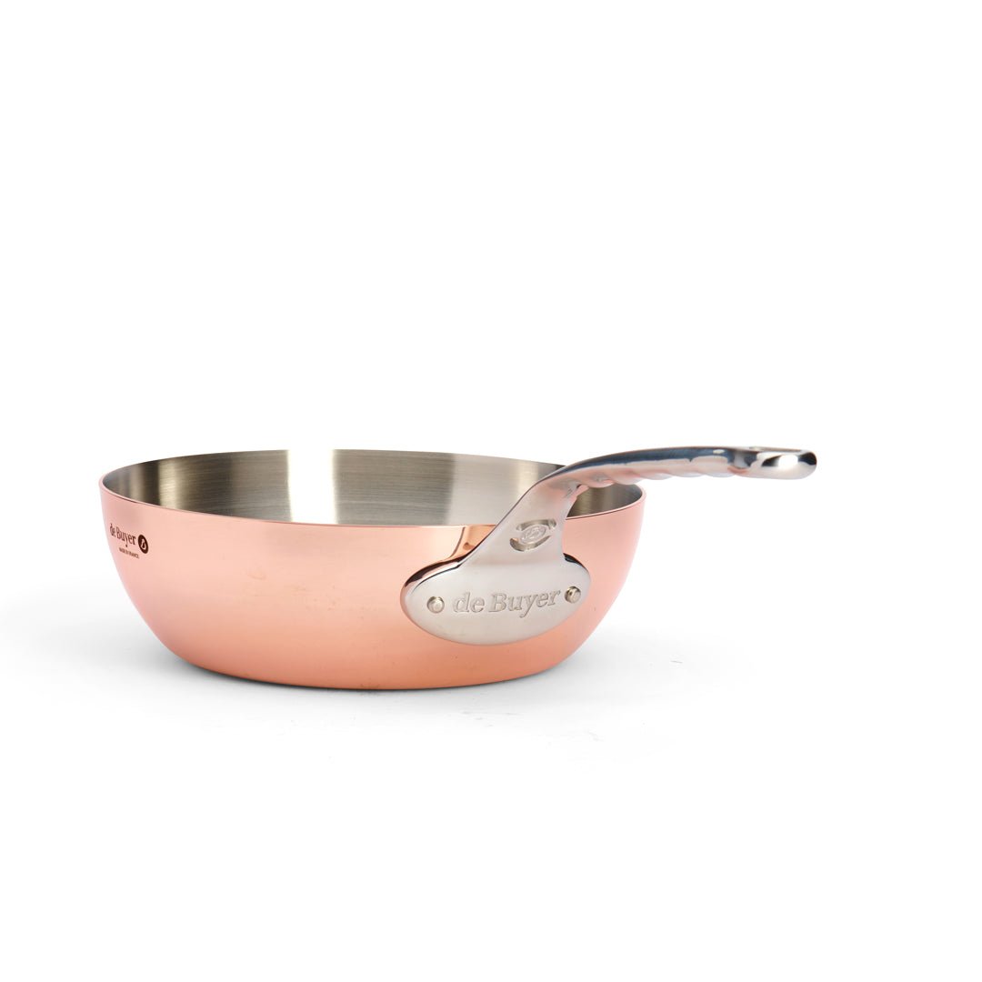 De Buyer Prima Matera 24cm Conical Saute Pan | Steel Handle - De Buyer UK
