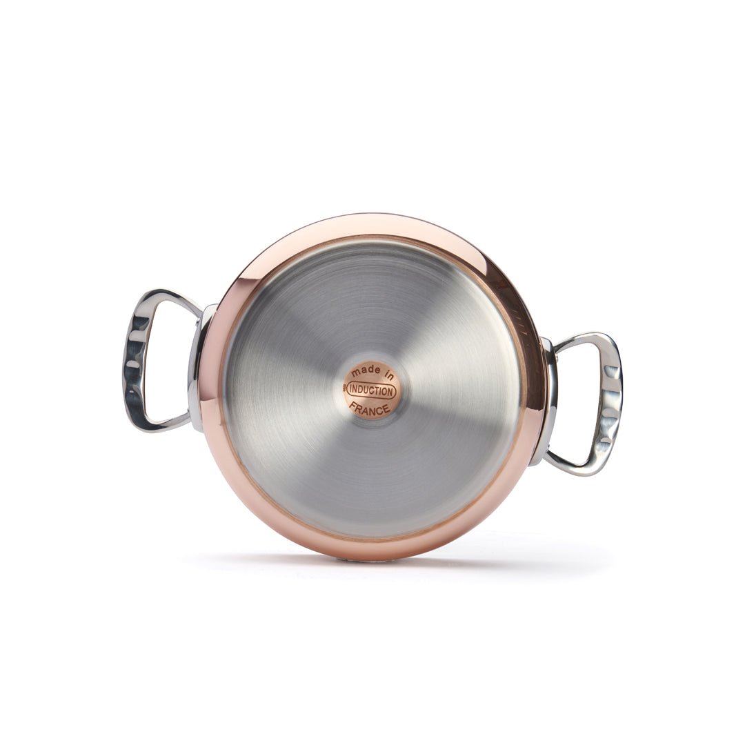De Buyer Prima Matera 24cm Saute Pan with Lid | Steel Handle - De Buyer UK