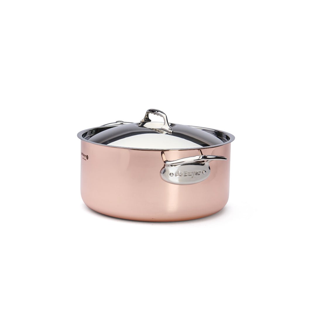 De Buyer Prima Matera 28cm Stewpan with Lid | Steel Handle - De Buyer UK