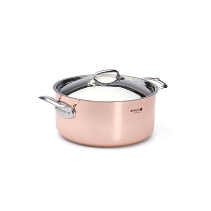 De Buyer Prima Matera 28cm Stewpan with Lid | Steel Handle - De Buyer UK